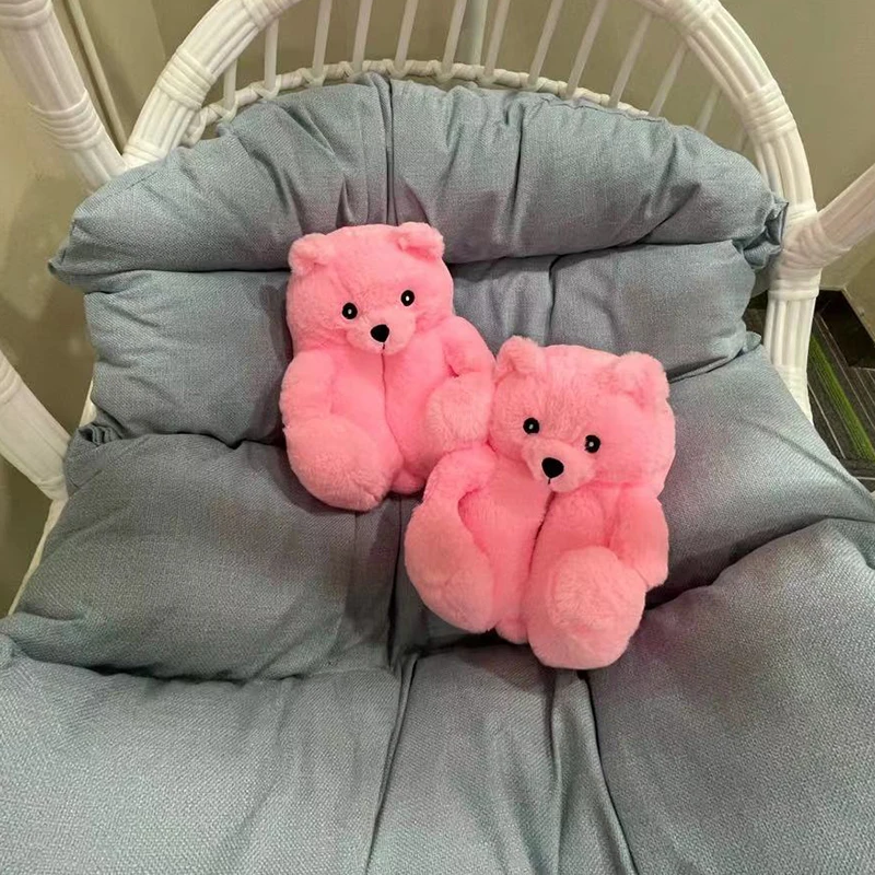 Low Moq Amazon Hot Sale Dropshipping Women Fluffy Home Soft Slides Fashion Doll Ladies Teddy Bear Slippers for Women Girls, Picture
Low Moq Amazon Hot Sale Dropshipping Women Fluffy Home Soft Slides Fashion Doll Ladies Teddy Bear Slippers for Women Girls, Picture