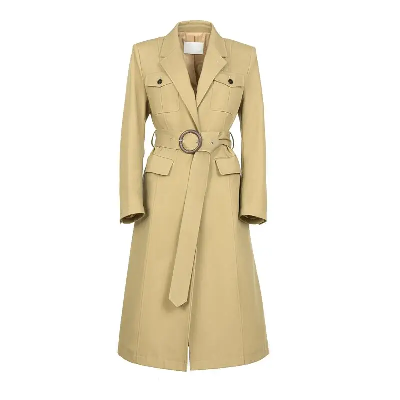 Autumn long trench coat Women's winter overcoat Wholesale price cotton coat, As shown in the picture
Autumn long trench coat Women's winter overcoat Wholesale price cotton coat, As shown in the picture