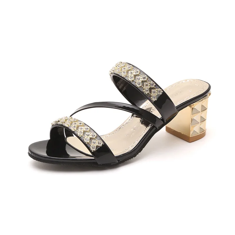 New Arrivals Woven Slip-On Women Sole Open Toe Chunky Heel Sandals Ladies Outside Beach Slippers
New Arrivals Woven Slip-On Women Sole Open Toe Chunky Heel Sandals Ladies Outside Beach Slippers