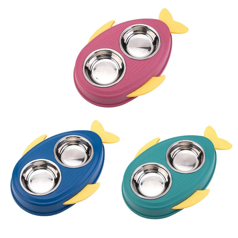 Wholesale Flying Fish Shape Stainless Steel Detachable Double Bowl Pet Feeder Cat Dog Bowl
Wholesale Flying Fish Shape Stainless Steel Detachable Double Bowl Pet Feeder Cat Dog Bowl