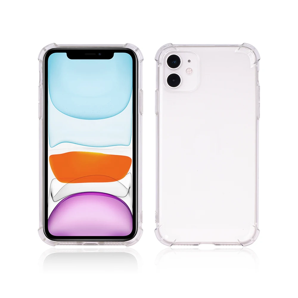 

Mobile Cover Supplier Clear Transparent 1.5mm Thickness TPU Mobail Phone Case for Apple iPhone 11 Pro Max XS XR X 8 Plus 7 6s SE