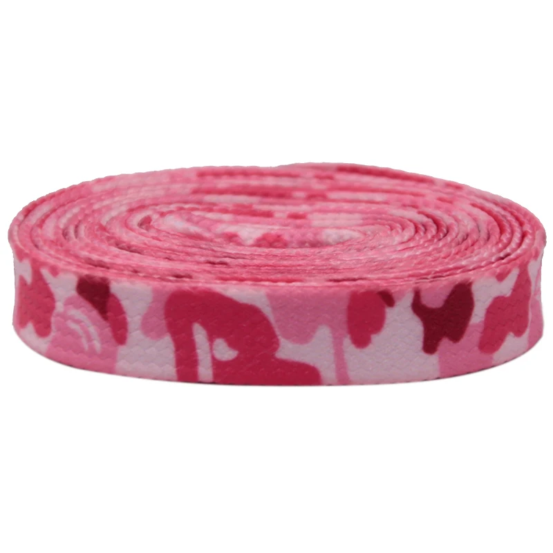 Heat Transfer Multi Color Flat Polyester shoelaces Support Custom Color And Size For Trendy Sneaker, Pantone codes are 200c for the base color and 486c for the tie-dye
Heat Transfer Multi Color Flat Polyester shoelaces Support Custom Color And Size For Trendy Sneaker, Pantone codes are 200c for the base color and 486c for the tie-dye