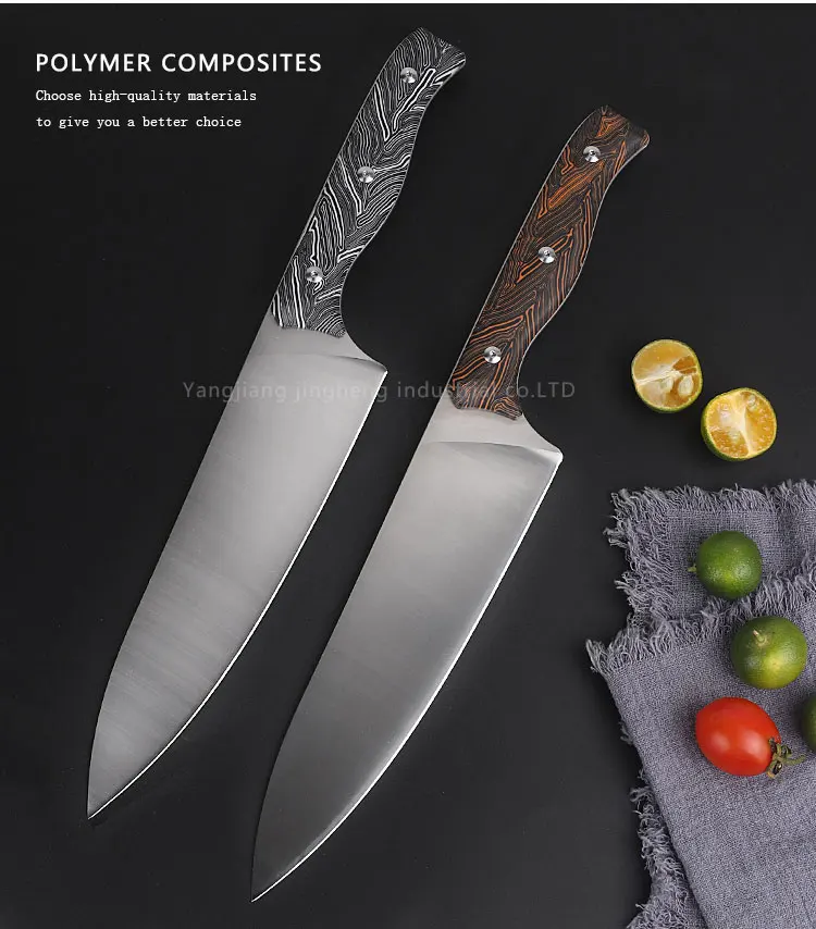 SR-MOS New Design Full Tang Powder Steel Chef Knife Cleaver Paring Fish Kitchen Knife Cooking Tool
SR-MOS New Design Full Tang Powder Steel Chef Knife Cleaver Paring Fish Kitchen Knife Cooking Tool