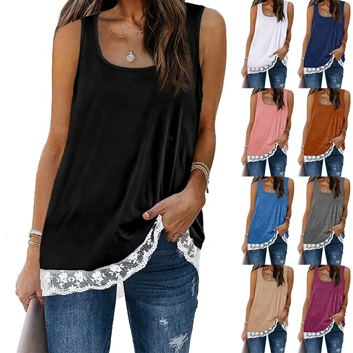 Free Shipping New Summer Solid Color Tank Square Collar Sleeveless Top Lace Women Tank Top, Picture color
Free Shipping New Summer Solid Color Tank Square Collar Sleeveless Top Lace Women Tank Top, Picture color