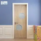 Solid Doors Latest Factory Solid Wood Frame Wearing Wood Doors