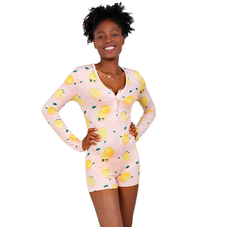 onesie shorts pajamas for adults