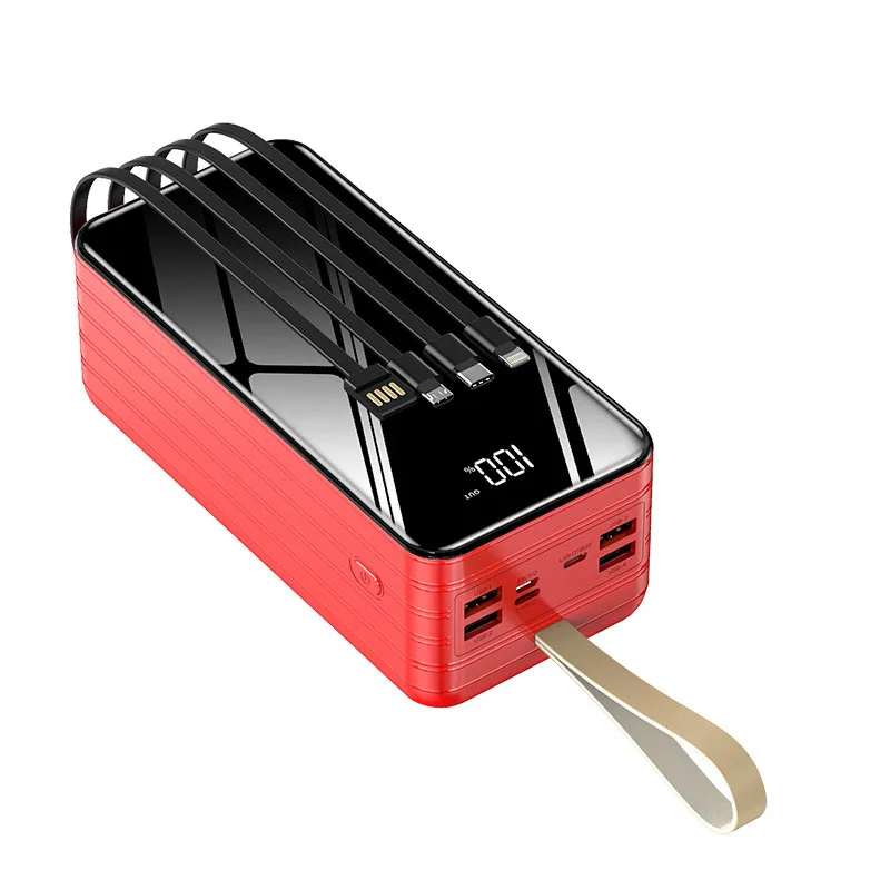 80000mah Super-capacity Power Bank With Built-in Four-wire Mirror Digital Display Fast Charging Mobile Power Supply YGH144
80000mah Super-capacity Power Bank With Built-in Four-wire Mirror Digital Display Fast Charging Mobile Power Supply YGH144