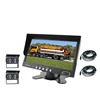 7 Inch Digital Monitor 1/4 Sharp Sony CCD Solution 24V 2 Reverse Cameras Pickup Truck Track Conversion System
