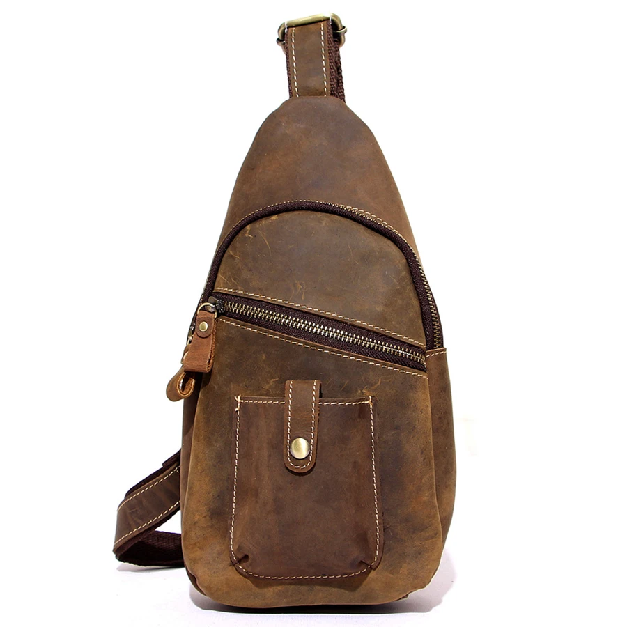 High Quality Cowhide Genuine Leather New Man Messenger Shoulder Bag Travel Fashion Chest Day Pack Half Moon Vintage Bag, Customized
High Quality Cowhide Genuine Leather New Man Messenger Shoulder Bag Travel Fashion Chest Day Pack Half Moon Vintage Bag, Customized