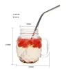 16oz 480ml Pineapple Shaped Glass Mason Jar with Straw and Lid for Drinking