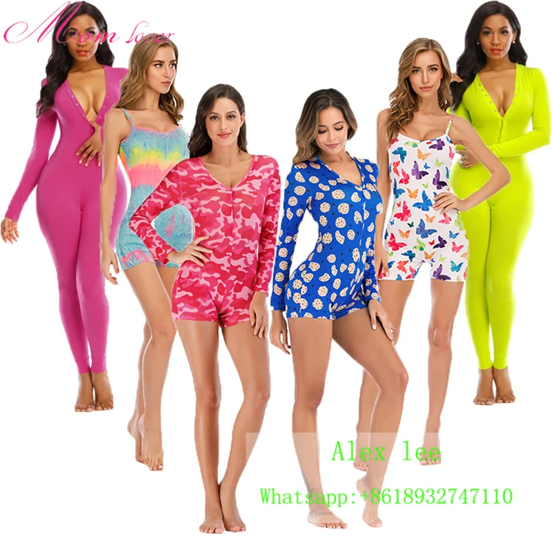 Custom long sleeve printed women sexy pajamas nightwear fashion design sleep onesie for women, Picture color
Custom long sleeve printed women sexy pajamas nightwear fashion design sleep onesie for women, Picture color
