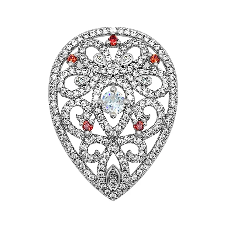 Lotus silver Bridal jewellery Moissanite pendant Moroccan Zirconia jewelry, Platinum
Lotus silver Bridal jewellery Moissanite pendant Moroccan Zirconia jewelry, Platinum
