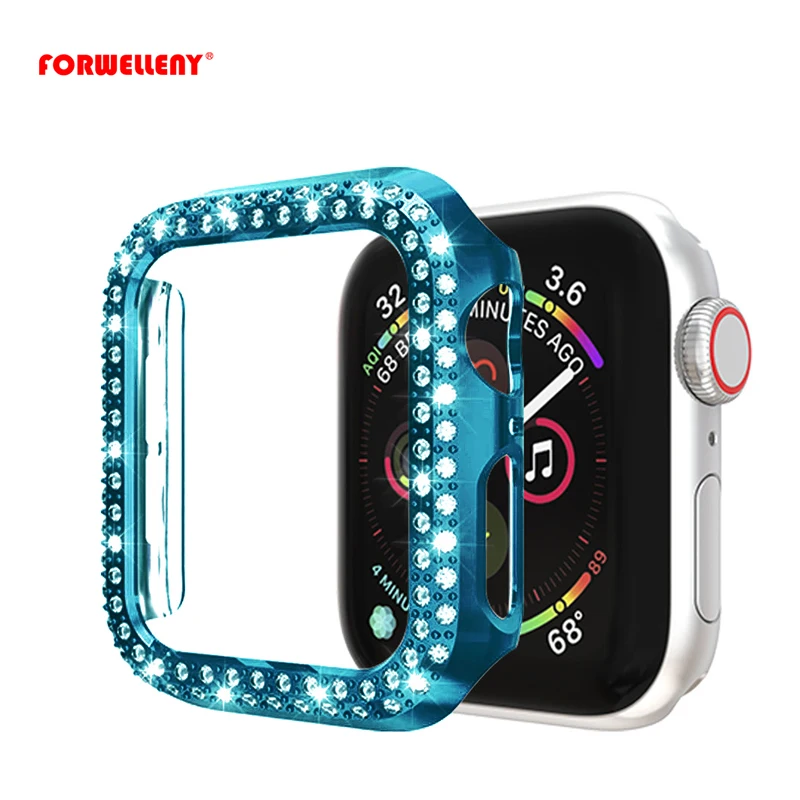 For Apple Watch Case Bling Bumper 40/44/38/42mm Luxury Double Diamond Hard Pc Case, 9 colors
For Apple Watch Case Bling Bumper 40/44/38/42mm Luxury Double Diamond Hard Pc Case, 9 colors