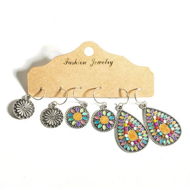 Hot Sale Boho Hoops Earrings Sets Colorful Drop Shape Stainless Steel Earrings Jewelry
Hot Sale Boho Hoops Earrings Sets Colorful Drop Shape Stainless Steel Earrings Jewelry