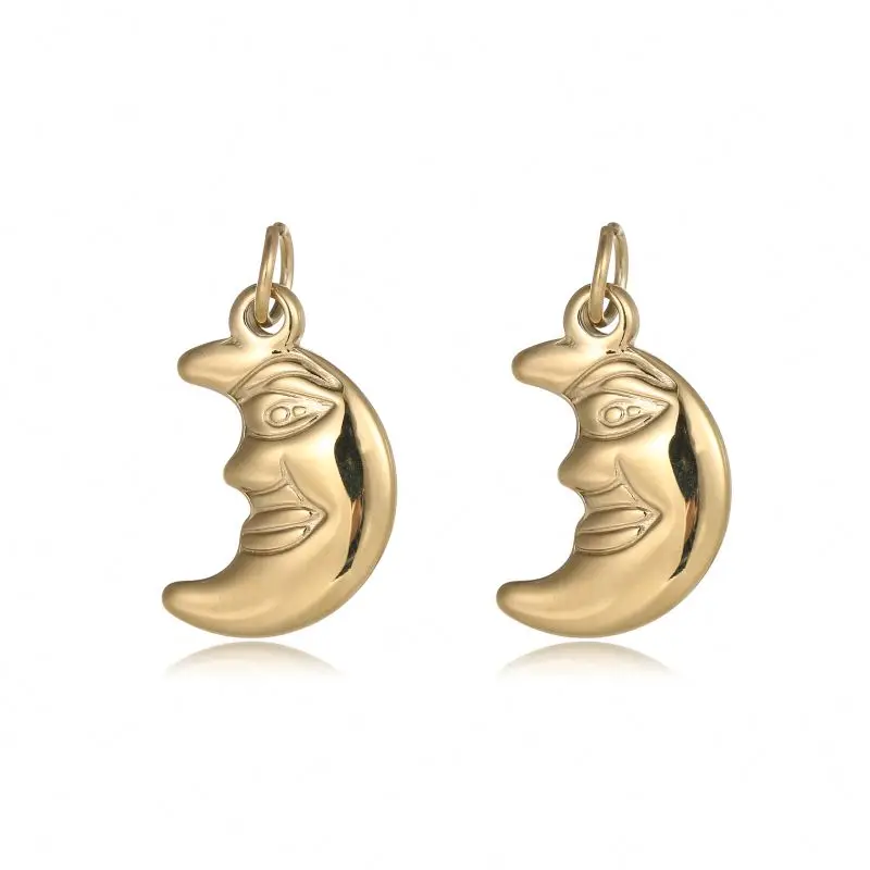 Gold-plated stainless steel smiling moon necklace accessories pendant necklace female fashion simple accessories
Gold-plated stainless steel smiling moon necklace accessories pendant necklace female fashion simple accessories