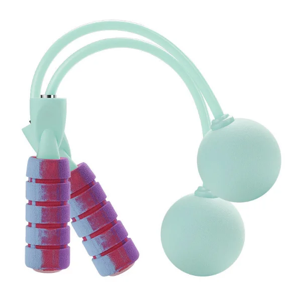 Sponge Handles PVC Rope EVA Ball Surge Heavy Weight Speed Aerobic Exercise Cordless Wireless Jump Skipping Rope, Pink/green
Sponge Handles PVC Rope EVA Ball Surge Heavy Weight Speed Aerobic Exercise Cordless Wireless Jump Skipping Rope, Pink/green