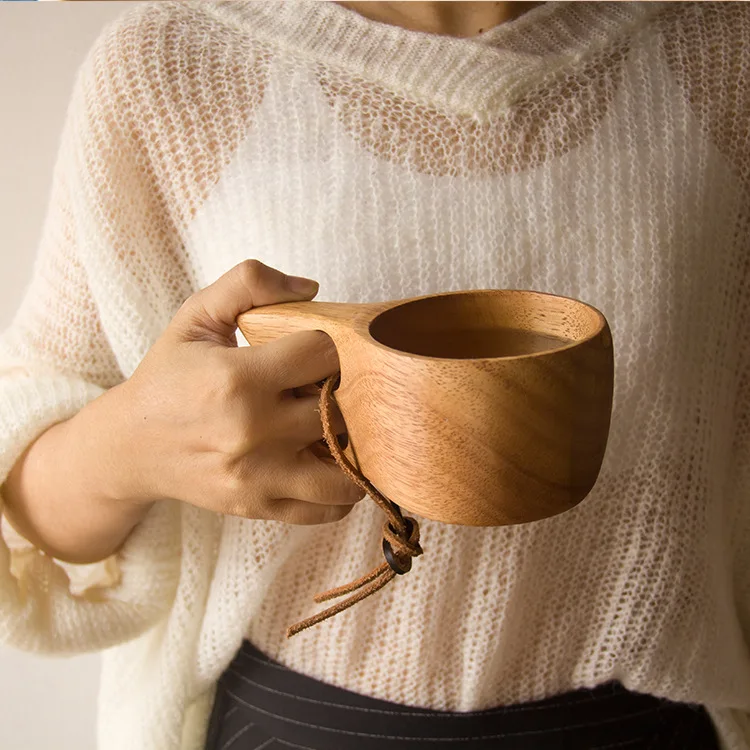 Lightweight & Eco-Friendly Wood Camp Mug ,Traditional Wooden Cup with Carabiner Bushcraft or Camping Leather Lanyard
Lightweight & Eco-Friendly Wood Camp Mug ,Traditional Wooden Cup with Carabiner Bushcraft or Camping Leather Lanyard