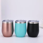 Stainless Steel Tumbler Amazon Hot Selling 12OZ Stemless Vacuum Insulated Stainless Steel Wine Tumbler