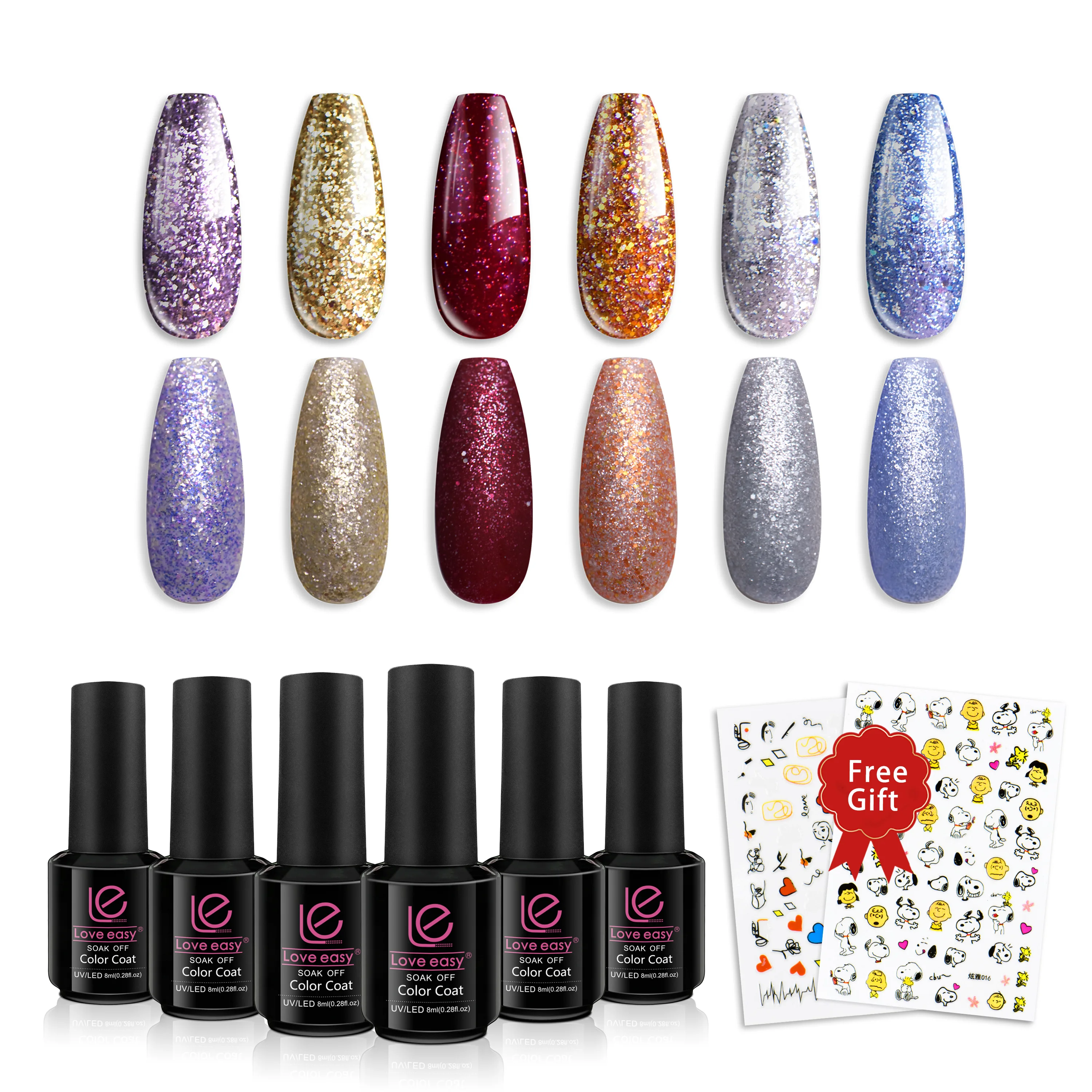 Kaga OEM Private Label Nail Gel 6pcs/kit HEMA Free No DI-HEMA UV Gel Nail Polish Set For Nail Salon
Kaga OEM Private Label Nail Gel 6pcs/kit HEMA Free No DI-HEMA UV Gel Nail Polish Set For Nail Salon