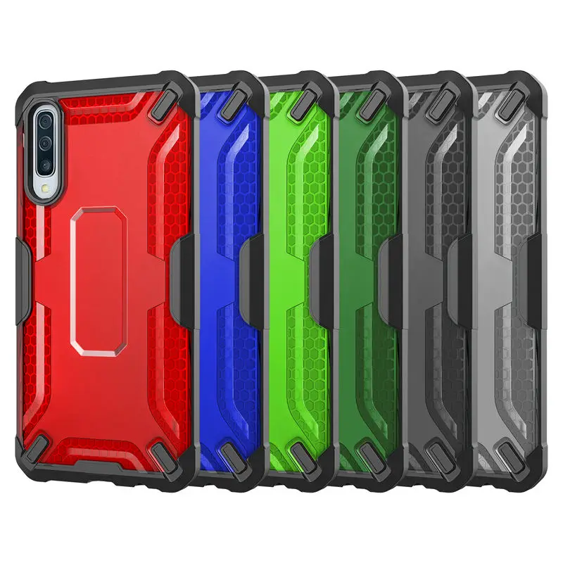 New design Shockproof translucent Phone Case Cover for Samsung A30 A50 A50S Mobile Phone Full Cover Protection Military Style
New design Shockproof translucent Phone Case Cover for Samsung A30 A50 A50S Mobile Phone Full Cover Protection Military Style