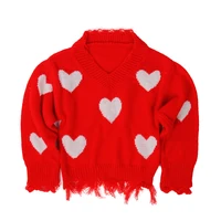 2020 New Arrival women love Heart-shaped Distressed Sweater customizable Valentine's Day Sweater
2020 New Arrival women love Heart-shaped Distressed Sweater customizable Valentine's Day Sweater
