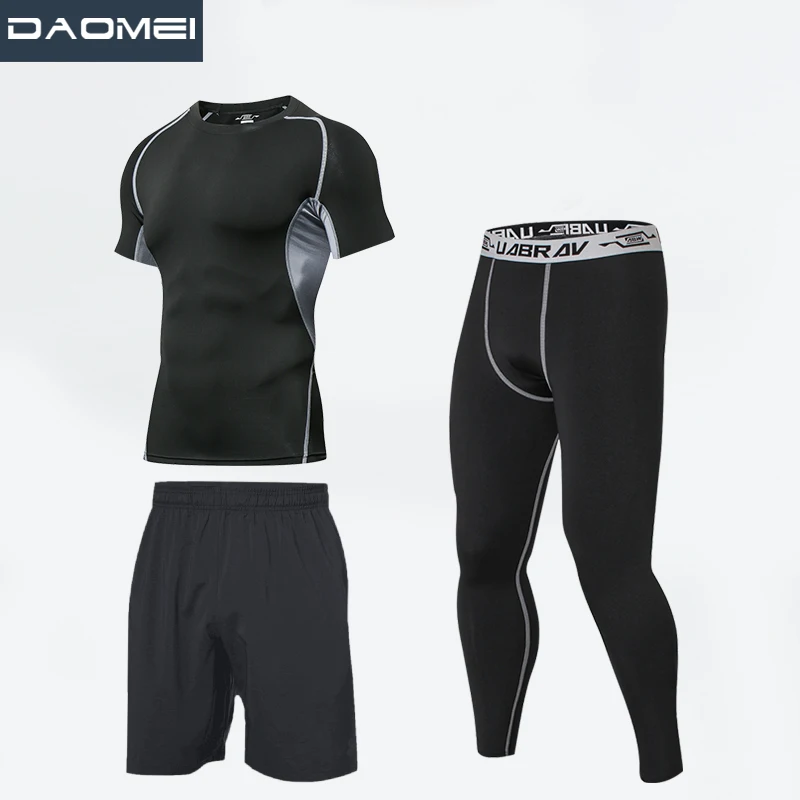 Professional Sports Fabric Summer Mens Running Tights Compression Wholesale Jogging Suits 3 Pieces Set
Professional Sports Fabric Summer Mens Running Tights Compression Wholesale Jogging Suits 3 Pieces Set