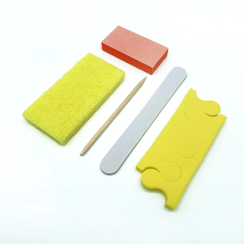 200Sets/Case 5PCS Disposable Pedicure Set One Use For Nail Salon, Yellow or purple
200Sets/Case 5PCS Disposable Pedicure Set One Use For Nail Salon, Yellow or purple