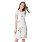 Casual dresses 2019 elegant midi pastoral style dresses suit outing