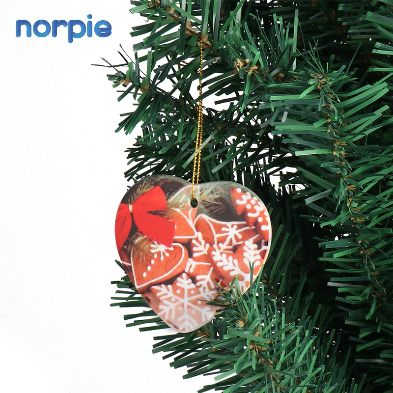 Christmas Heart Pendant Sublimation Blank Diy Personalized Ceramic Christmas Ornaments
Christmas Heart Pendant Sublimation Blank Diy Personalized Ceramic Christmas Ornaments
