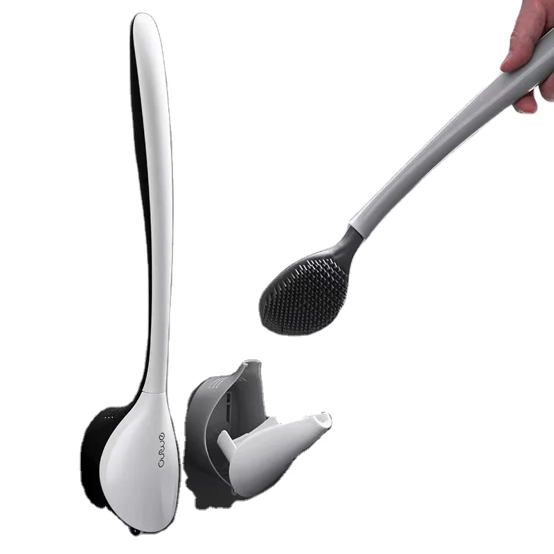 2021 new Amazon hot sale silicone toilet brush bathroom Hotel home toilet cleaning brush toilet plastic brush with holder
2021 new Amazon hot sale silicone toilet brush bathroom Hotel home toilet cleaning brush toilet plastic brush with holder