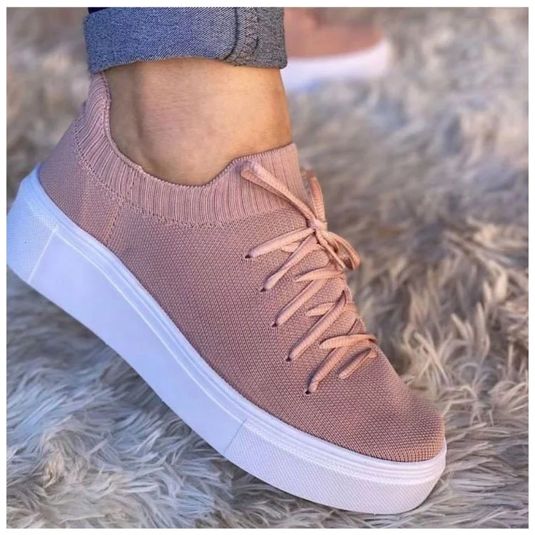 Lace-Up Comfortable Chunky Sport Shoes Woman Platform Breathable Running Shoes Sneakers For Adult
Lace-Up Comfortable Chunky Sport Shoes Woman Platform Breathable Running Shoes Sneakers For Adult
