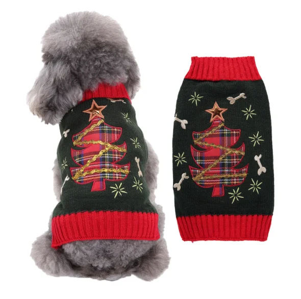 Wholesale high quality Christmas dog clothes knitted dog sweater clothes Christmas sweater for dogs, Colorful
Wholesale high quality Christmas dog clothes knitted dog sweater clothes Christmas sweater for dogs, Colorful