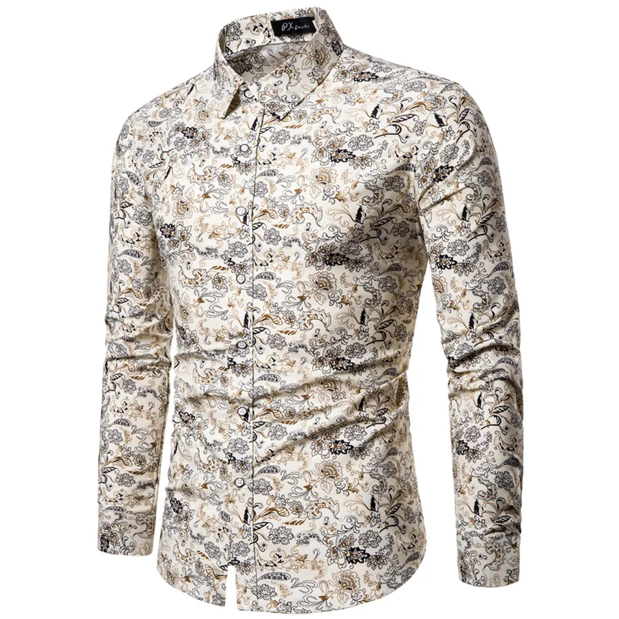 Men's spring national style plus size business shirt fashion thin print long sleeve coat
Men's spring national style plus size business shirt fashion thin print long sleeve coat