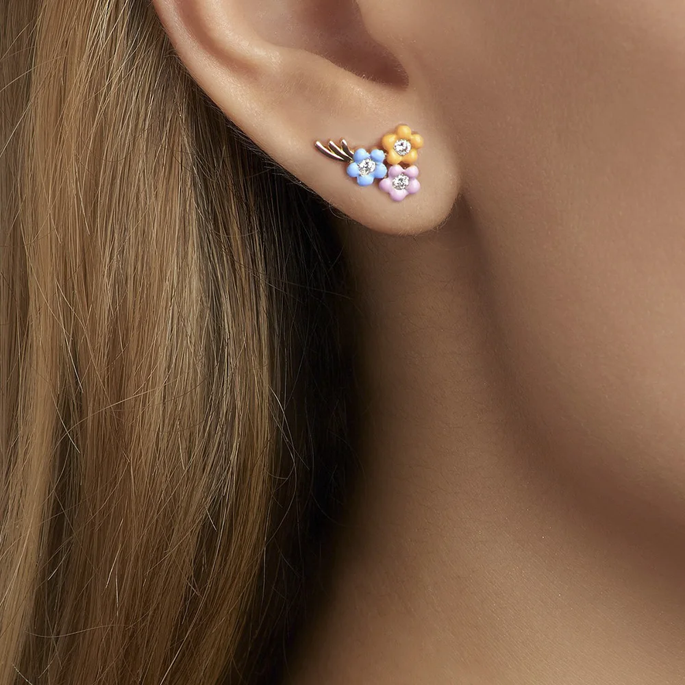 Mini Colorful Flower Stud Earrings Chic Multicolor Drop Oil Diamond Flower Stud Earring For Girls
Mini Colorful Flower Stud Earrings Chic Multicolor Drop Oil Diamond Flower Stud Earring For Girls