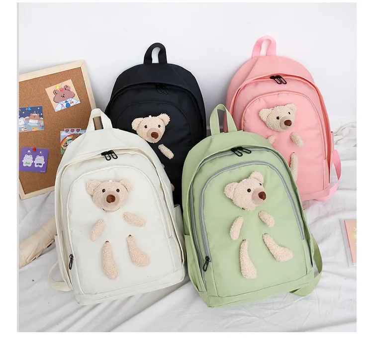 bags set 4 pcs backpack hot sales high quality canvas for girls school student, Green, pink, black,beige
bags set 4 pcs backpack hot sales high quality canvas for girls school student, Green, pink, black,beige