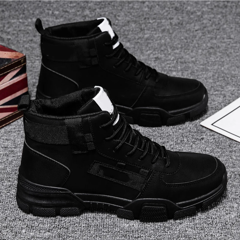 Superstarer Martin boots men's winter high-top plus velvet warm snow flat casual winter boots with fur
Superstarer Martin boots men's winter high-top plus velvet warm snow flat casual winter boots with fur