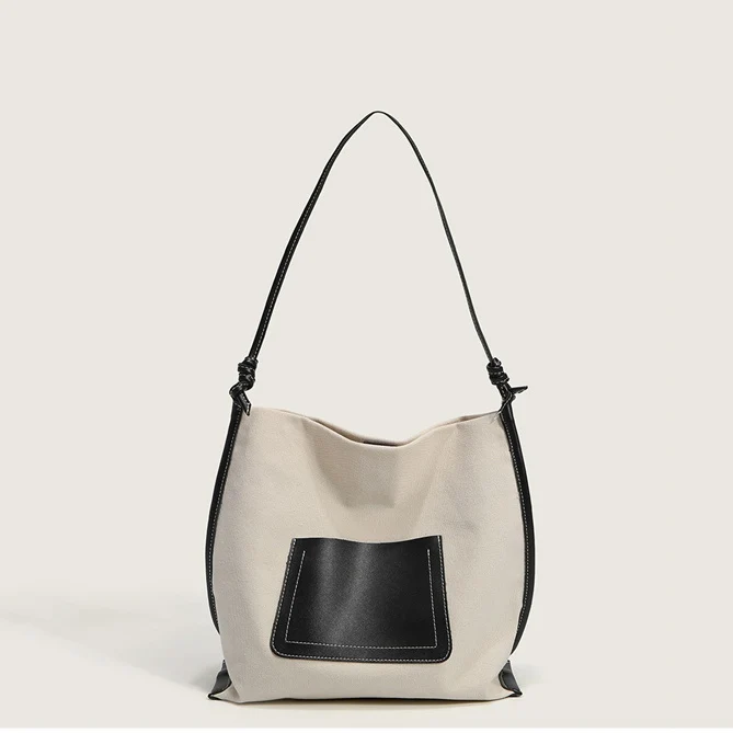 WholesaleLarge Capacity Crossbody Bag School Shopping Women Casual Shoulder Bag Canvas Tote Handbags With PU Outside Pocket, As show
WholesaleLarge Capacity Crossbody Bag School Shopping Women Casual Shoulder Bag Canvas Tote Handbags With PU Outside Pocket, As show