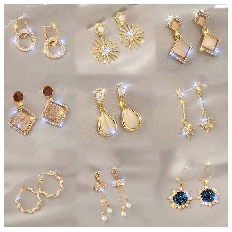 Hot Selling Long Women S925 Sterling Silver Needle Tassel Stud Earrings Fashion Zircon Geometric Earrings Jewelry Wholesale, Gold
Hot Selling Long Women S925 Sterling Silver Needle Tassel Stud Earrings Fashion Zircon Geometric Earrings Jewelry Wholesale, Gold