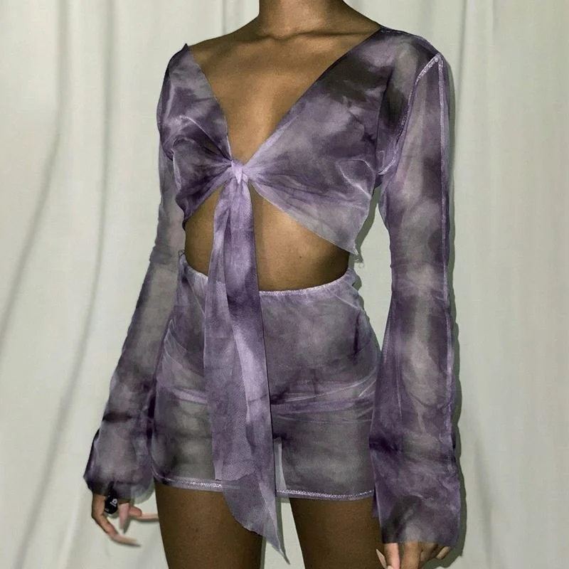 Thin Ladies Skirt Long Sleeves Waistless Mesh Transparent T-Shirt Print Sexy Skirt Suit ., Shown
Thin Ladies Skirt Long Sleeves Waistless Mesh Transparent T-Shirt Print Sexy Skirt Suit ., Shown