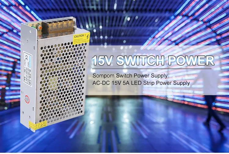AC 110V 220V SMPS 30W 2A DC 15V switching power supply