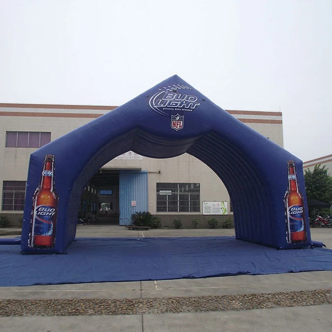 Outdoor event inflatable entrance START/FINISH race arch with customized banners