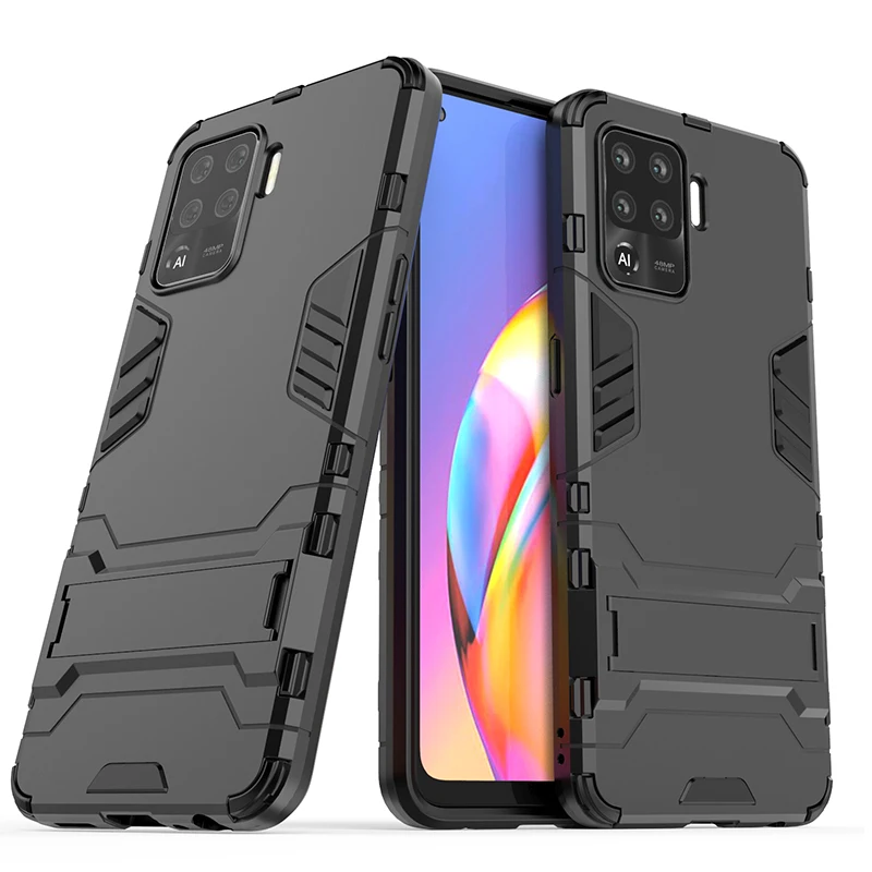 TPU PC Shockproof Phone Case Cover for OPPO, Phone Shell with Holder Stand 3 in 1 for OPPO A94
TPU PC Shockproof Phone Case Cover for OPPO, Phone Shell with Holder Stand 3 in 1 for OPPO A94