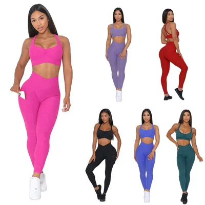 Pashasunshine 2021 Hot breathable bra and high waisted workout leggings yoga set sport suit women gym wear yoga set, 5 colors
Pashasunshine 2021 Hot breathable bra and high waisted workout leggings yoga set sport suit women gym wear yoga set, 5 colors