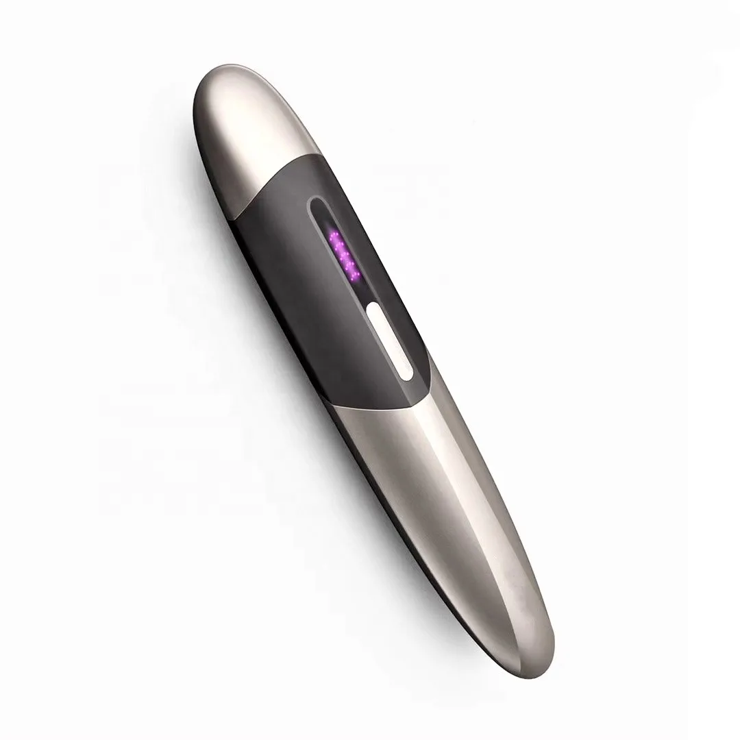 

2021 new style portable electric anti wrinkle vibrating fairy stick eye beauty massager, Brown