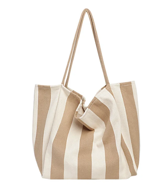 2020 Hot Sell Ladies Stripes Canvas Tote Bag Big Capacity and Fashion Canvas Bag for Women
2020 Hot Sell Ladies Stripes Canvas Tote Bag Big Capacity and Fashion Canvas Bag for Women