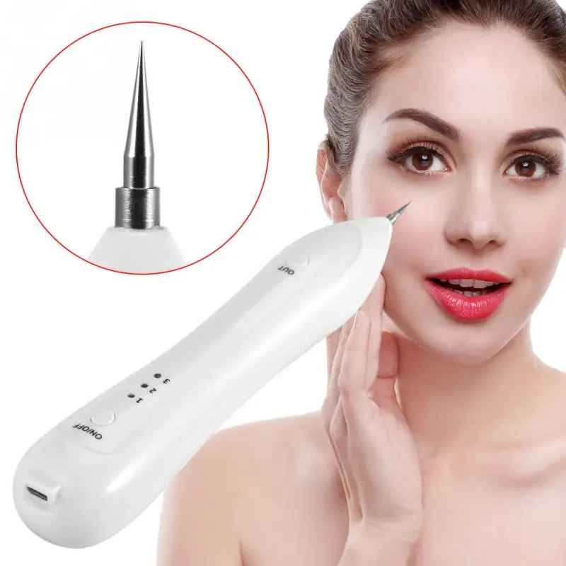 Eraser skin care point pen mole removal dark spot remover pen skin wart tattoo removal tool laser plasma pen beauty care, White
Eraser skin care point pen mole removal dark spot remover pen skin wart tattoo removal tool laser plasma pen beauty care, White