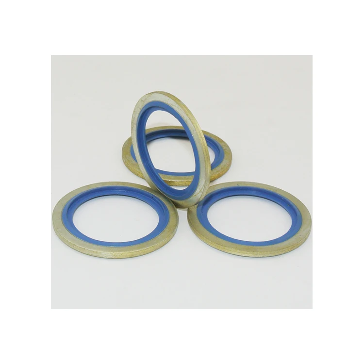 dlseals Iron Metal Blue NBR Rubber Gasket Dowty Washer BS/A Selfcentering Bonded Seals