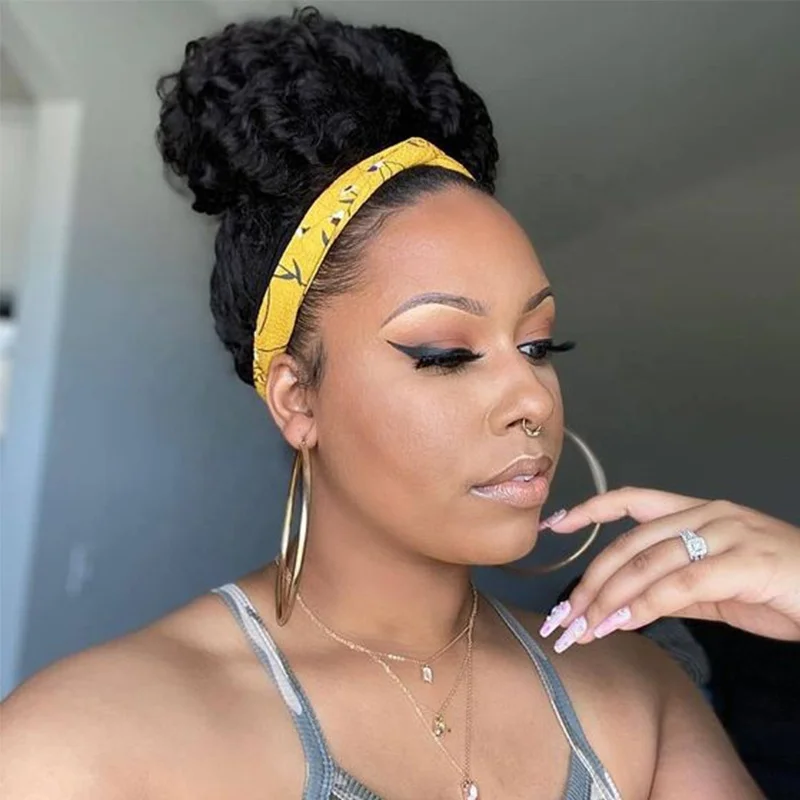 Cheap Human Hair Wig With Band Headband Wigs For Black Women Elastic Bands For Wigs 
Cheap Human Hair Wig With Band Headband Wigs For Black Women Elastic Bands For Wigs
