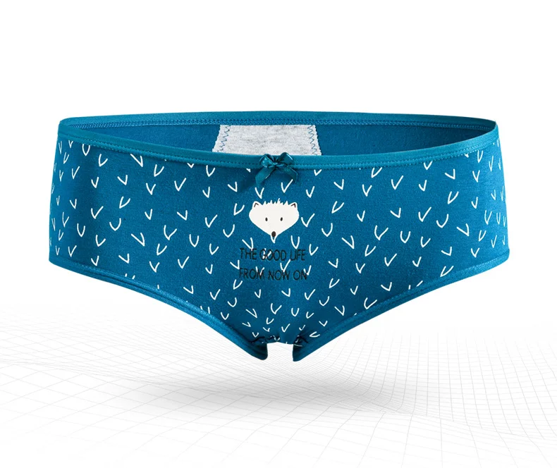Cute printed girl's absorbent period underwear briefs low waist breathable women leakproof period panties
Cute printed girl's absorbent period underwear briefs low waist breathable women leakproof period panties