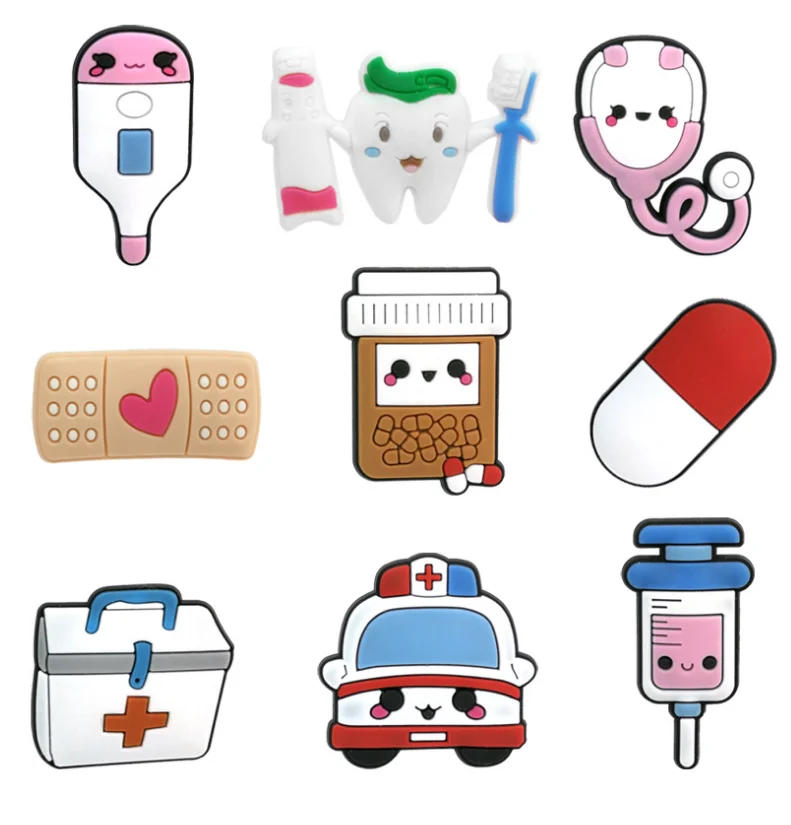 Custom Soft Rubber PVC Shoe Charms Children's medical supplies Baby Accessories Jibitz for Croc Shoes
Custom Soft Rubber PVC Shoe Charms Children's medical supplies Baby Accessories Jibitz for Croc Shoes